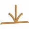 Ekena Millwork Richland Rough Sawn Timber Gable Bracket, Western Red Cedar, 96"W x 44"H x 2"D x 4"F, 11/12 Pitch GBW096X44X0204RIC00RWR - alternate 2